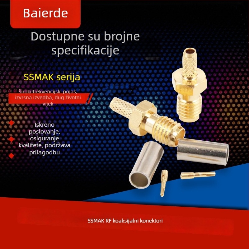 SSMA-K3 RF koaksijalni spojnik i SSMA-K1.5 terminalni blok