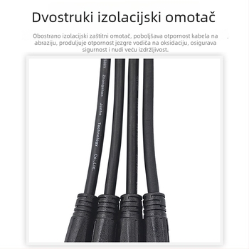 Y03-Y vodootporan trostruki konektor za svjetlosne module s vodičima 2/3/4/5/6, nylon glavom konektora
