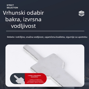 DJ612-2.8-1 Brza oprema za konektor terminalnog bloka, bakrena završna umetka