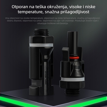 MC4 fotonaponski konektor, vodootporan utikač za solarni panel, IP68, inverter