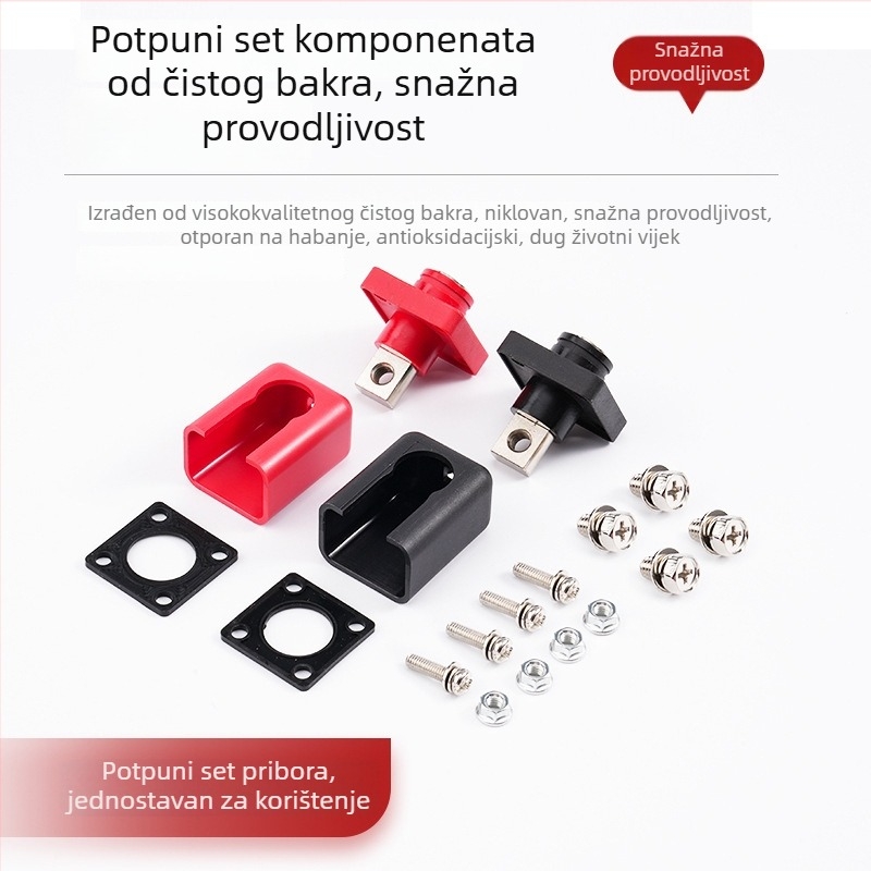 Fotovoltni konektor visokog protoka kroz zid, terminal za pohranu energije 120A–400A