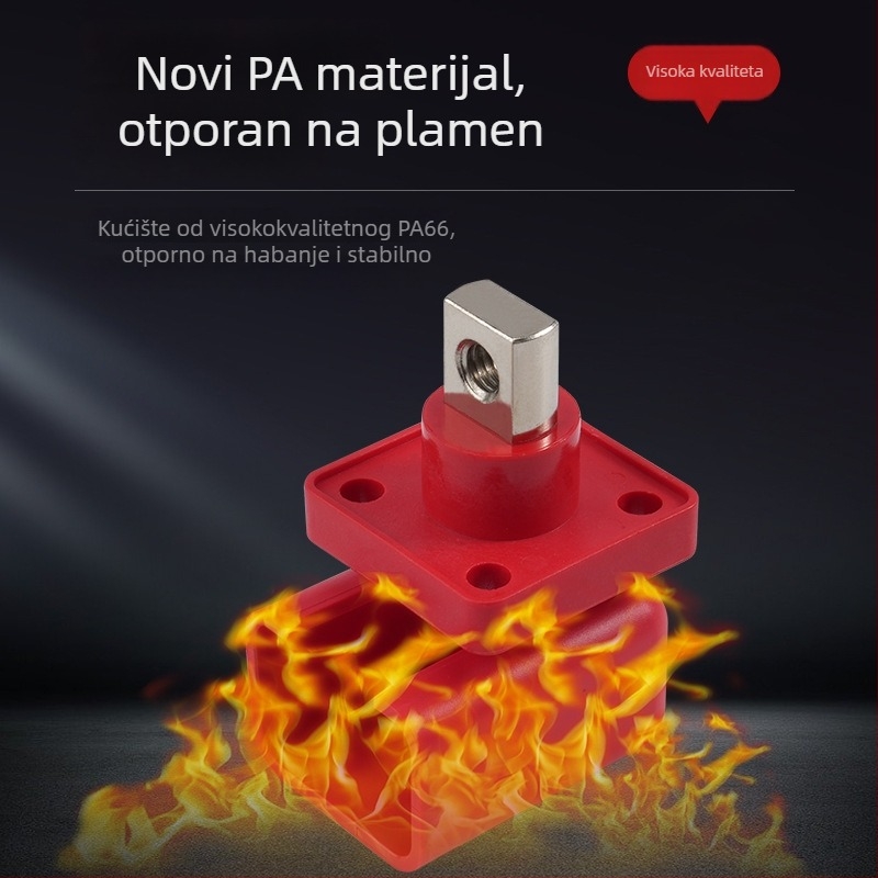 Fotovoltni konektor visokog protoka kroz zid, terminal za pohranu energije 120A–400A