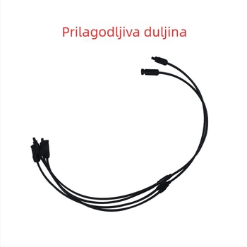 MC4 solarni PV konektor, Y-tip, petžilni utikač za panel, paralelni adapter 1–4