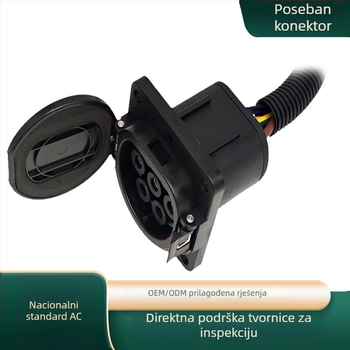 7-pinski AC priključak za punjenje za EV, ženski konektor, nacionalni standard BYD Li Auto Leapmotor