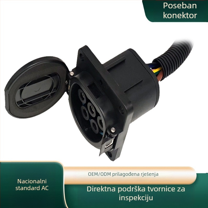 7-pinski AC priključak za punjenje za EV, ženski konektor, nacionalni standard BYD Li Auto Leapmotor