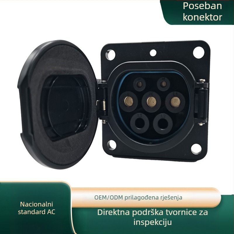 7-pinski AC priključak za punjenje za EV, ženski konektor, nacionalni standard BYD Li Auto Leapmotor