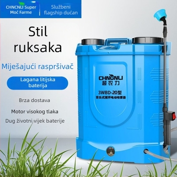Električni miješač prskalice za poljoprivredu s litijskom baterijom, visok tlak, dezinfekcija i prskanje pesticida