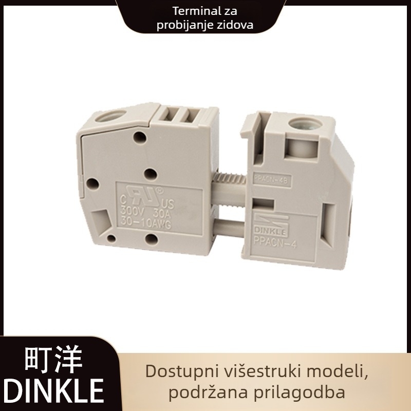 Dinkle PPACN-4 PCB terminal kroz zid