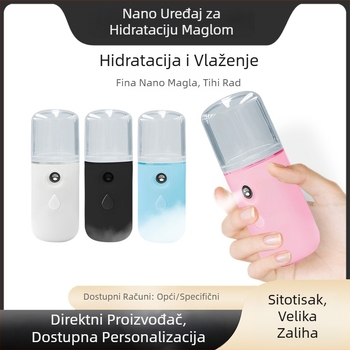 USB napajani nano raspršivač za hidrataciju lica - mini prijenosni ručni ovlaživač s maglom