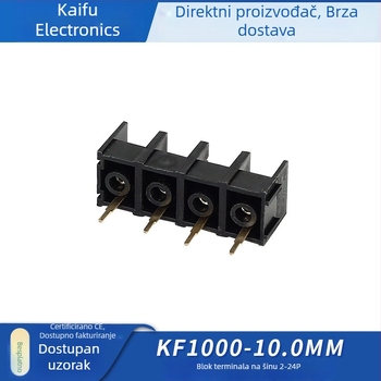 KF1000-10.0 mm terminalni blok, crna, 2/3/4 polova, modulno povezivanje
