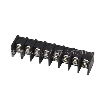 Crni PCB terminal blok tipa ograda KF35C-8.25 mm, srednji pin, uspravni prolaz, 2–12 priključaka