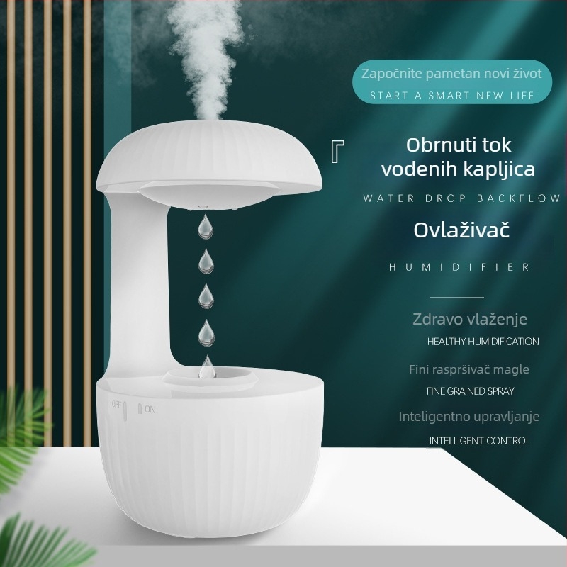 Stolni ovlaživač s velikim kapacitetom za dom i ured, tih rad, visok izlaz magle, USB napajanje