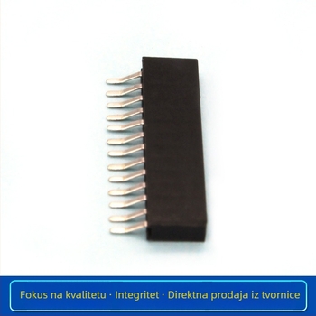 SMT ženski header, razmak 1,27 mm, patch, jednororedni ili dvoredni, s stupovima