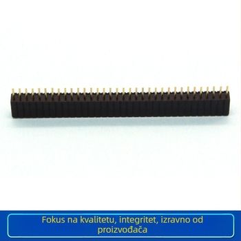 SMT ženski header, razmak 1,27 mm, patch, jednororedni ili dvoredni, s stupovima