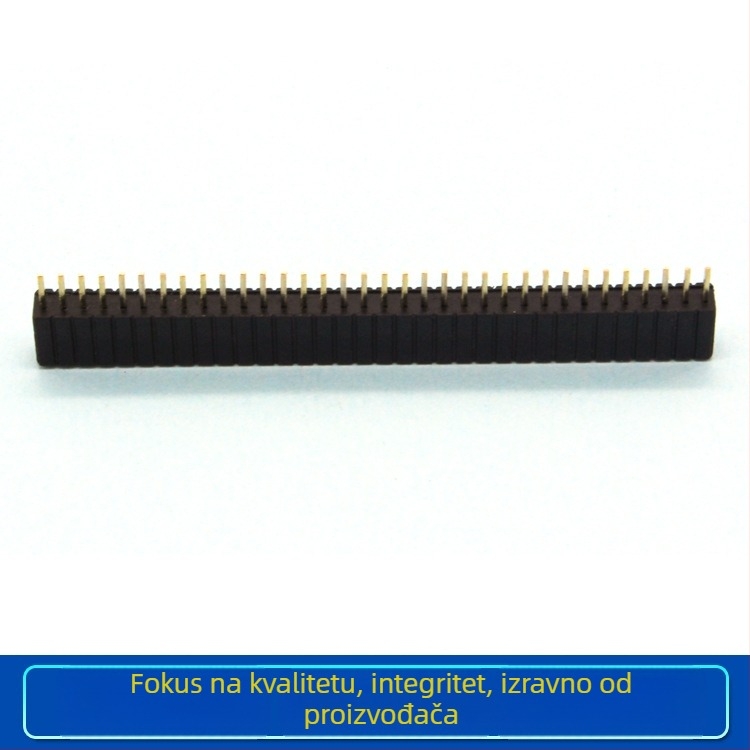 SMT ženski header, razmak 1,27 mm, patch, jednororedni ili dvoredni, s stupovima