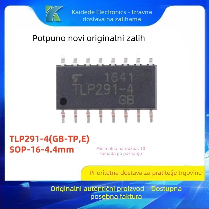 TLP291-4(GB-TP,E) SOP-16 optokopler s tranzistorskim izlazom, pakiranje SOP-16, minimalno 10 komada