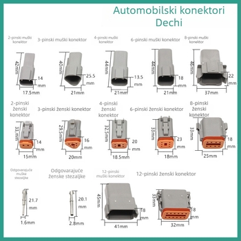 Hongyu DT-SJK Auto vodootporan spojni set za kabelsku instalaciju s kliještima za zatezanje