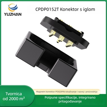 CPDP0152J 4-pinski magnetski spojni konektor s pozlaćenim Pogopin kontaktima za punjenje baterije