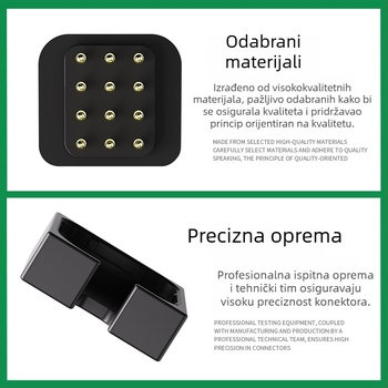 CPDP0152J 4-pinski magnetski spojni konektor s pozlaćenim Pogopin kontaktima za punjenje baterije