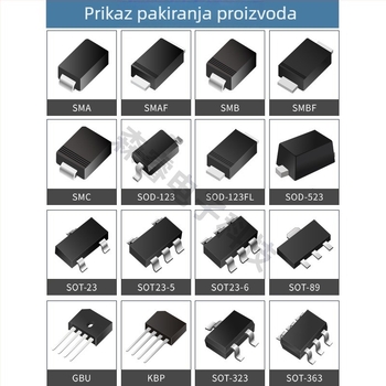 KEFAN BC856C PNP tranzistor, SOT-23 kućište