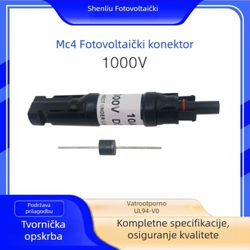MC4 fotonaponski diodni konektor za DC liniju – zaštita od povratnog toka u solarni sustav