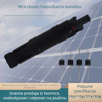 MC4-kompatibilan fotonaponski diodni konektor, 10A, s ugrađenom diodom zaštite od obrnoga toka