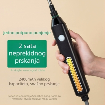 Električni raspršivač za zalijevanje i dezinfekciju, punjiv, prenosan za unutarnju i vanjsku upotrebu
