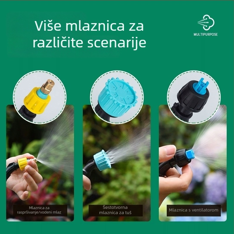 Električni raspršivač za zalijevanje i dezinfekciju, punjiv, prenosan za unutarnju i vanjsku upotrebu