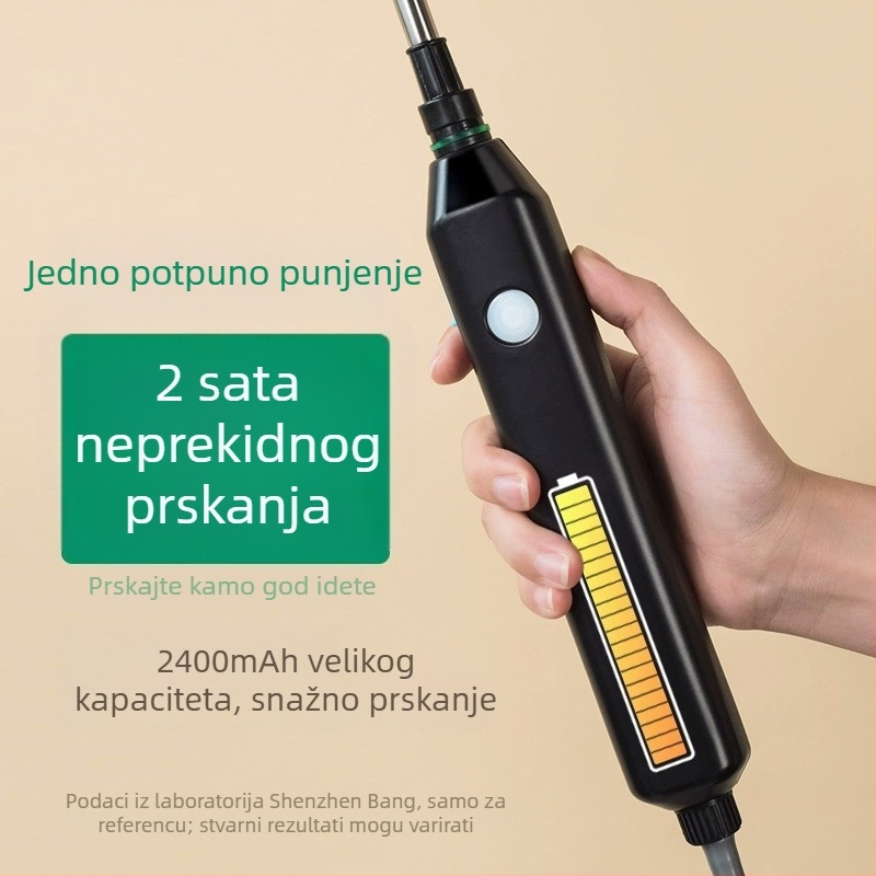 Električni raspršivač za zalijevanje i dezinfekciju, punjiv, prenosan za unutarnju i vanjsku upotrebu