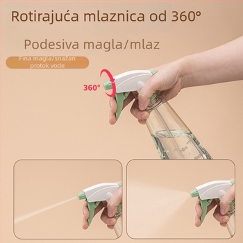 Kućna bočica alkohola za dezinfekciju i čišćenje, raspršivač tlaka zraka s finom maglom za zalijevanje biljaka