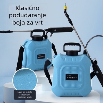 Prijenosno električno zalijevanje za vrt, kompaktno punjivi raspršivač, višenamjensko automatsko zalijevanje