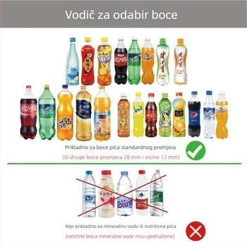 Prskalica za zalijevanje s Coca-Cola bocom i vučnim ručnim tlakom, ručna višefunkcionalna prskalica za biljke