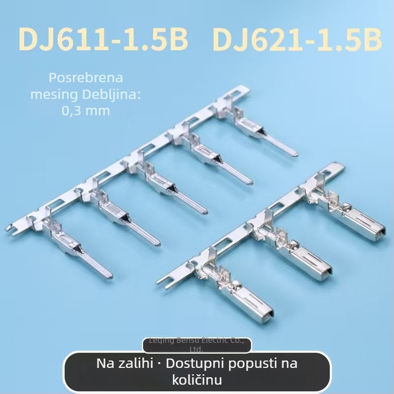 DJ621-1.5B DJ611-1.5B automobilski terminalni konektor za kabelski snop, 1 pol, muški i ženski