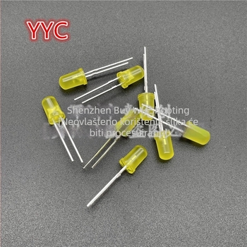 5 mm LED indikator svjetlo, višebojno (crvena, zelena, žuta, narančasta, plava, bijela), visoka svjetlina, model F5