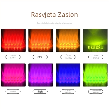3 mm LED izravni priključak, model F3, boje: crvena, plava, ljubičasta, smaragdno zelena, ružičasta, narančasta, žuto-zelena; dugi i kratki pinovi