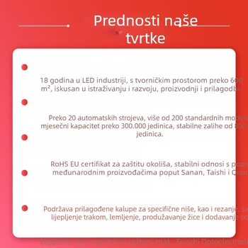 F3 LED zrno s okruglom glavom, zelena, 3 mm, indikacijska LED s bočnim kratkim kontaktima