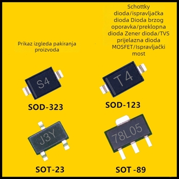 SS510L SMB površinski montirana Schottky dioda, niska VF, nizak pad napona, SMB/DO-214AA pakiranje