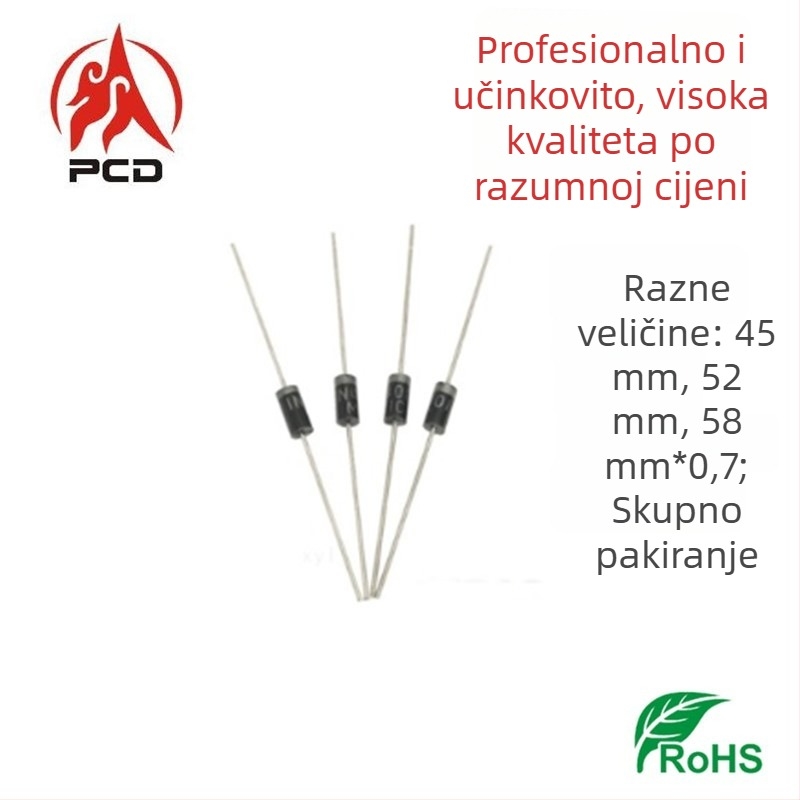 1N4001 ispravljačka dioda, pakiranje na traci, silikon, 1 A, za elektroniku igračaka