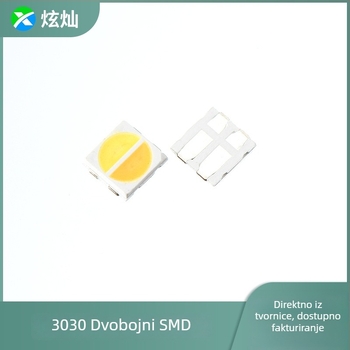 Dvobojne SMD LED perle 3030, patch 3 mm