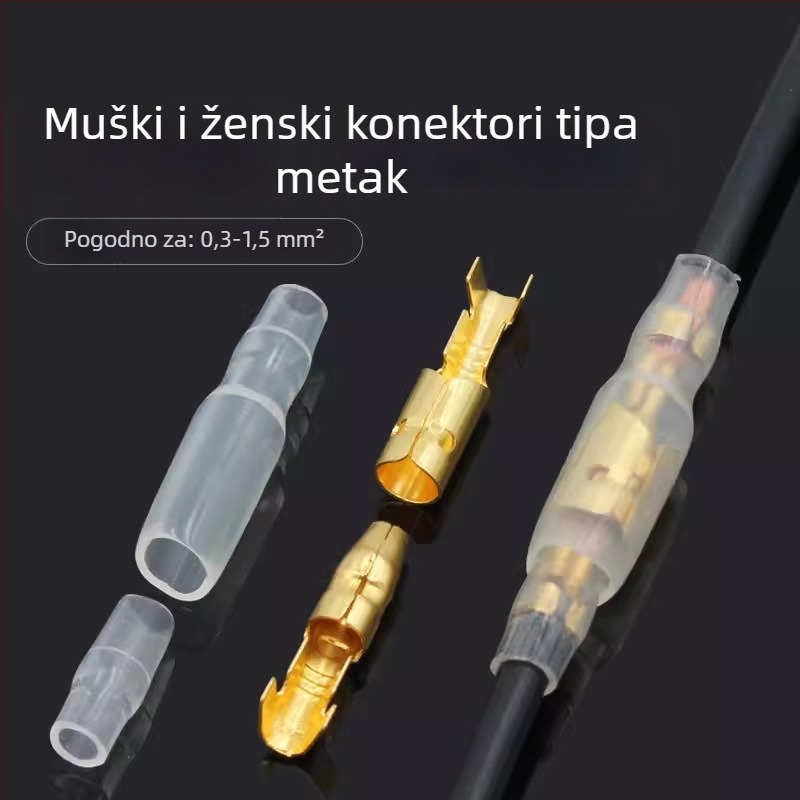 Kuglastog tipa 4.0 mm mesing terminal za kabel, muški i ženski, s kućištem
