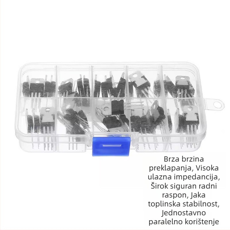TO-220 serija, 50 komada, visokoučinkoviti troterminski regulator napona LM317T