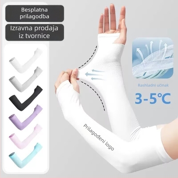 Unisex rukave za zaštitu od sunca od ledene svile, za putovanja, korejski stil