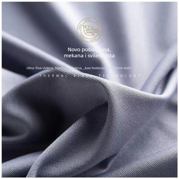 Muški bezrukavni top od Ice Silk s V-izrezom, prozračan, lagan ljetni osnovni sloj
