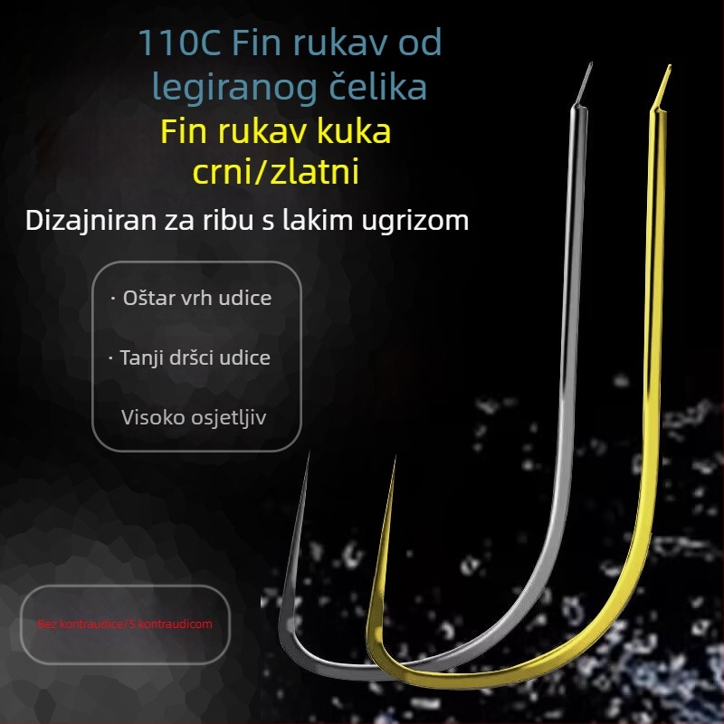 Ultra-tanki navlak kuka No. 3, bez bodlja, crna bijela i zlatna verzija