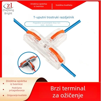 Spojnik za žice tipa T, terminal blok, razdjelnik žica, spojnik svjetla PCT-112