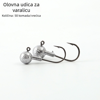 Kuka jig head s mekom imitacijom s T-repom, 50 kom u vrećici