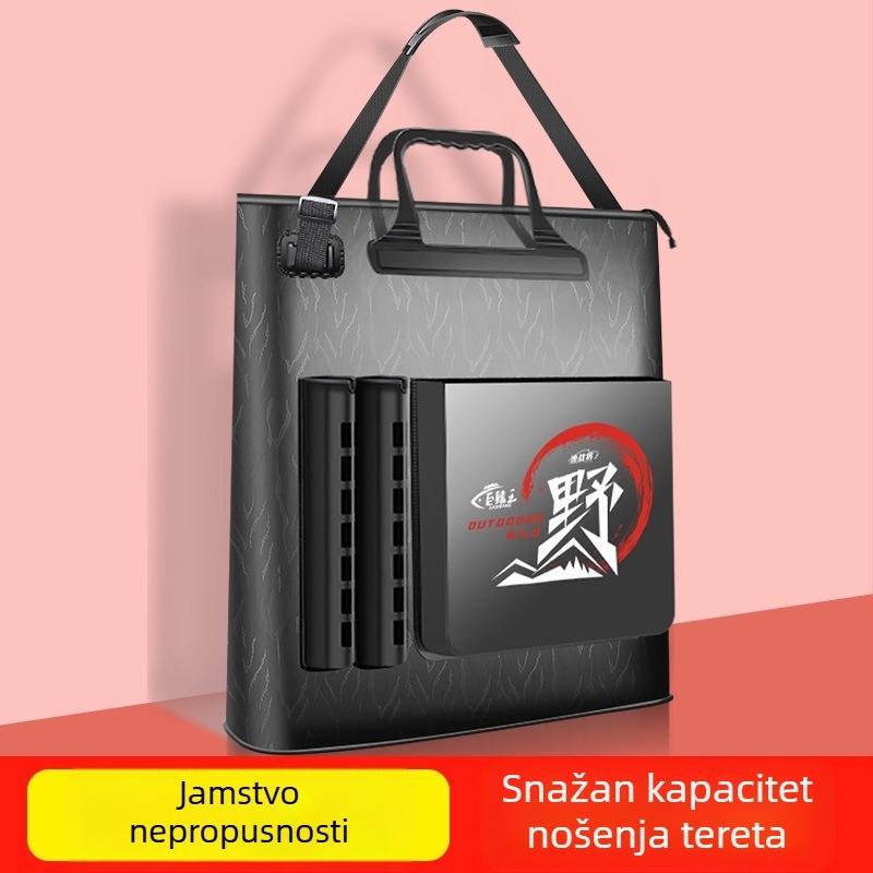 Vodootporna EVA torba za opremu za ribolov s pretincima za mamce, najlon, štap i kolut