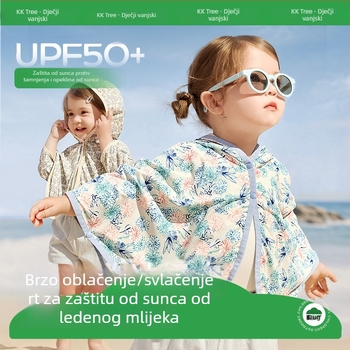 Kocotree UV zaštita za bebe s kapuljačom, lagani unisex kaput za dojenčad, proljeće 2026