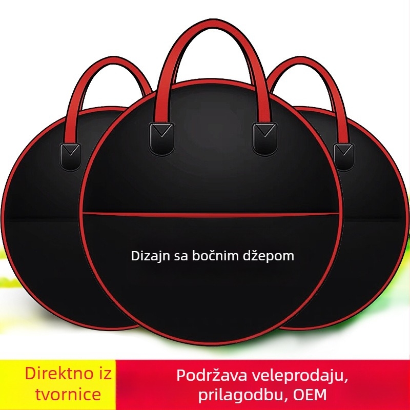 Platnena torba za ribolov, okrugla torba za zaštitu riba, prijenosna torba za pohranu u obliku bubnja i torba za punjenje