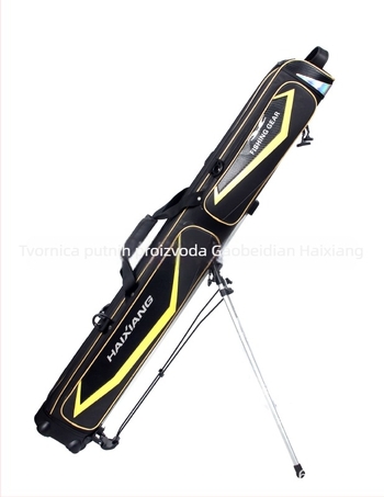 Torba za ribolovnu opremu s velikom kapacitetom, dužine 128 cm, vodootporna, s aluminijsko-magnezijskim nosačem.